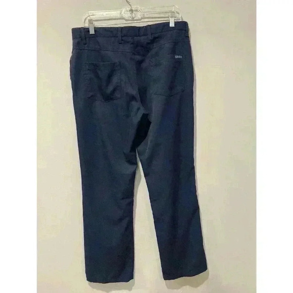 IZOD Men’s Golf Slim Fit Pants Navy Blue 33x32 - Picture 3 of 7